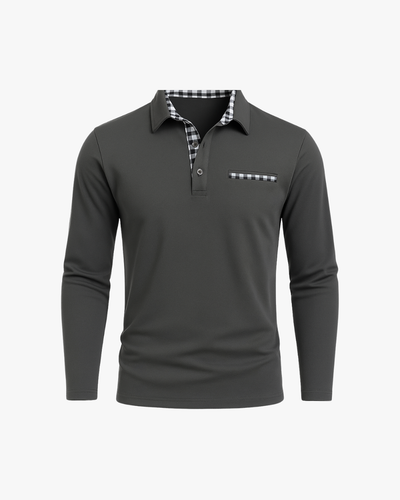 Long-Sleeve Polo