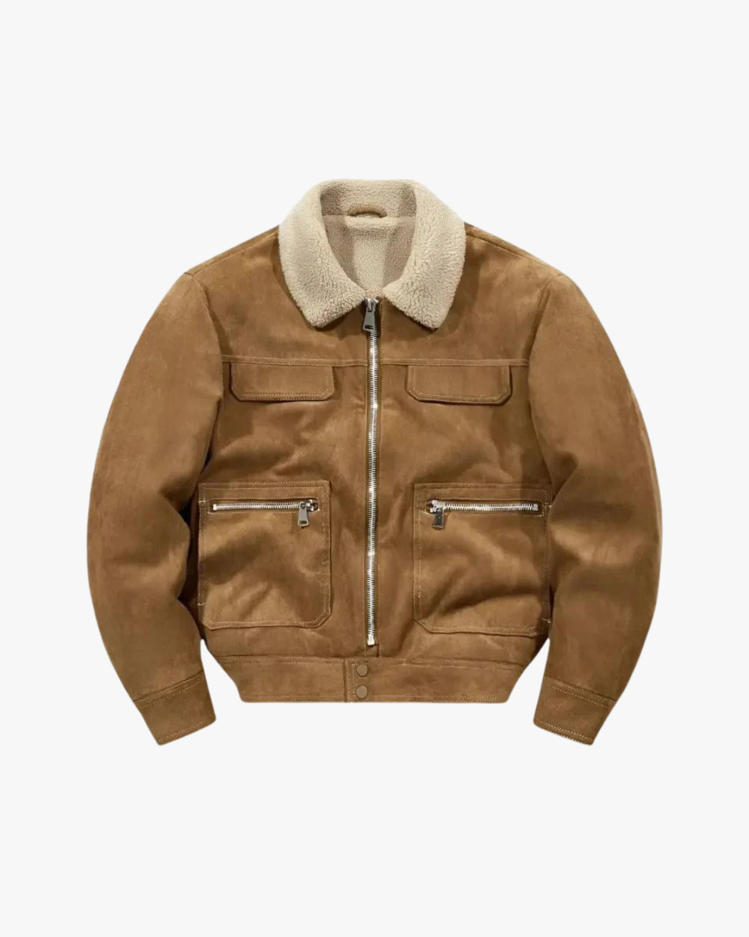 Essential Fleece Suede Jacket