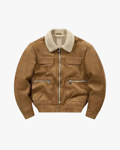 Essential Fleece Suede Jacket