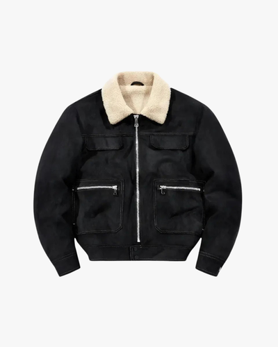Essential Fleece Suede Jacket