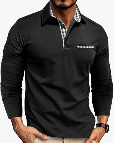 Long-Sleeve Polo