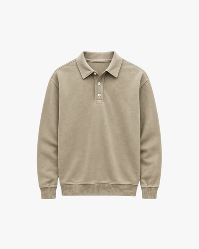 Tyler Canyon Mist Long Sleeve Polo