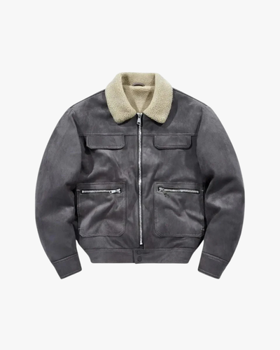 Essential Fleece Suede Jacket