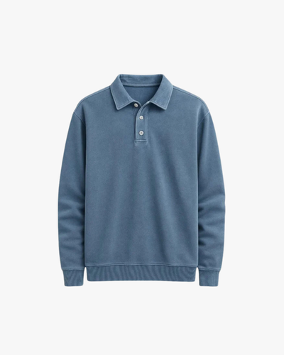 Tyler Canyon Mist Long Sleeve Polo
