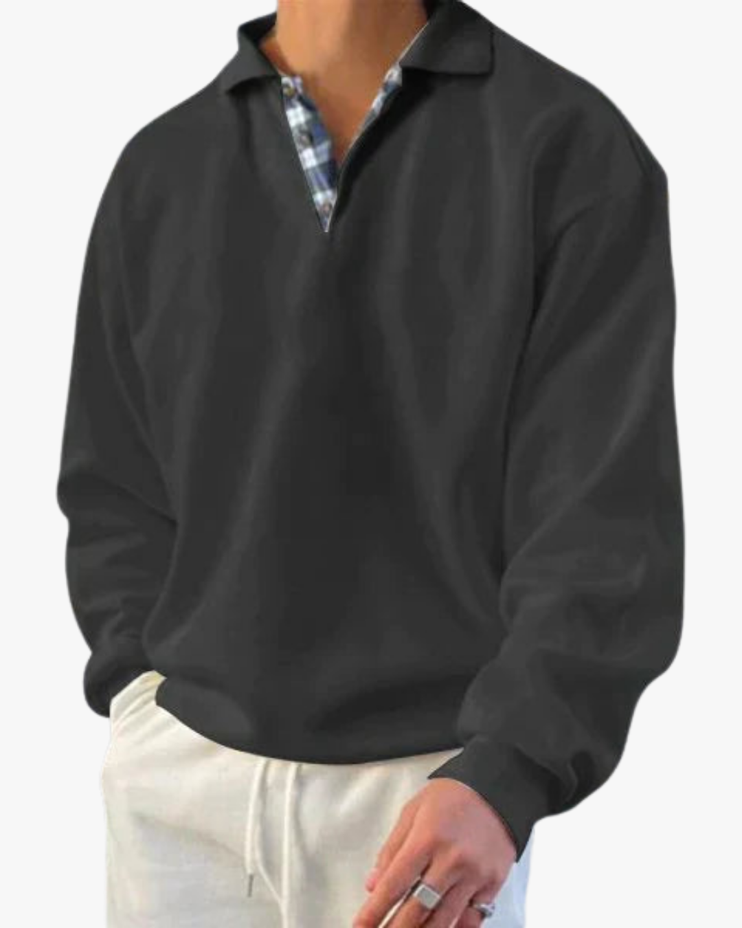 Nate Long-Sleeve Polo