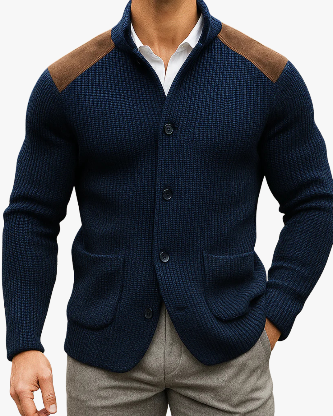 Larry Textured Knit Blazer