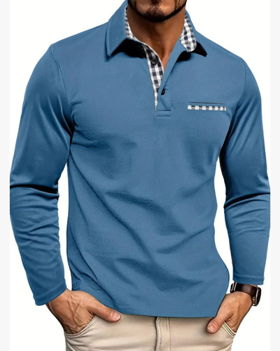 Long-Sleeve Polo