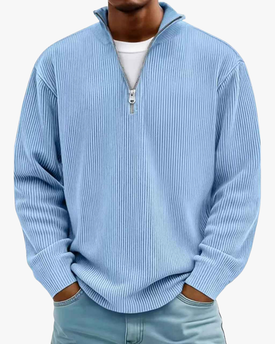 Jason Trendy & Elegant Half-Zip Sweater