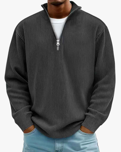 Jason Trendy & Elegant Half-Zip Sweater