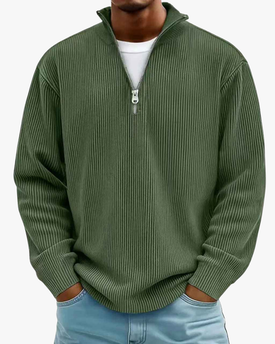 Jason Trendy & Elegant Half-Zip Sweater