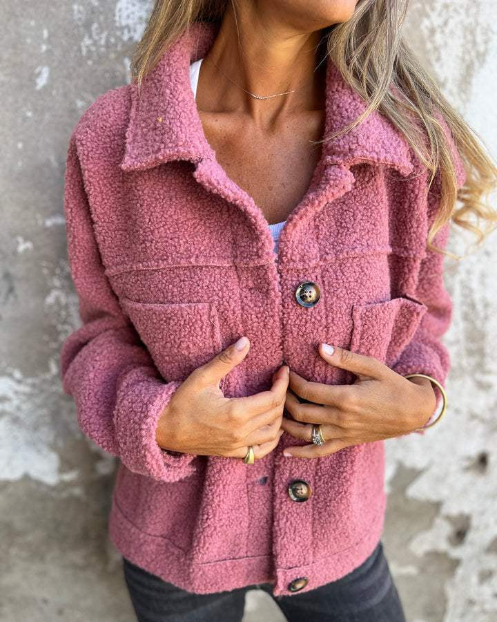 Sophie | Cozy button-down jacket