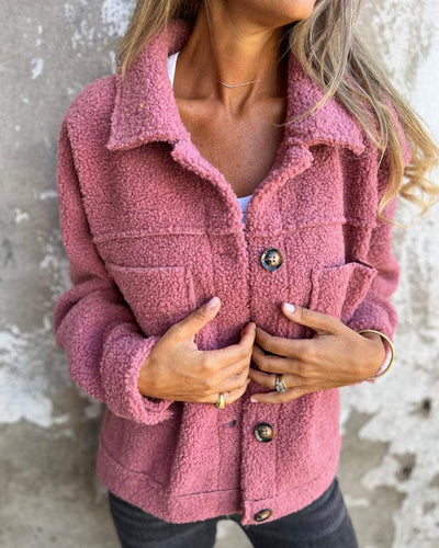 Sophie | Cozy button-down jacket