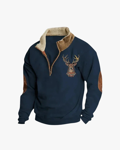 Deer Motif Sweater