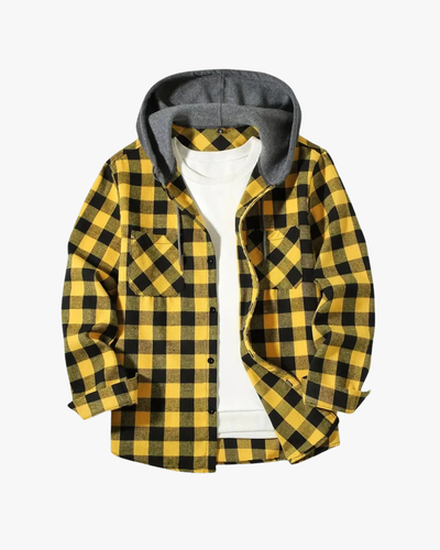 Bradley Hooded Flannel Shirt Jacket