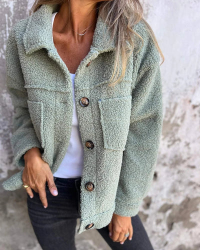 Sophie | Cozy button-down jacket