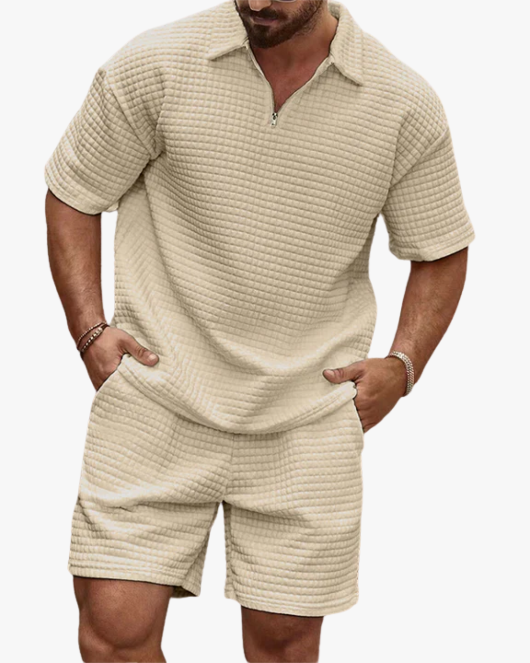 Andrew Waffle Knit Set