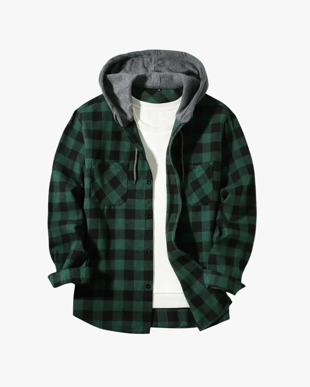Bradley Hooded Flannel Shirt Jacket