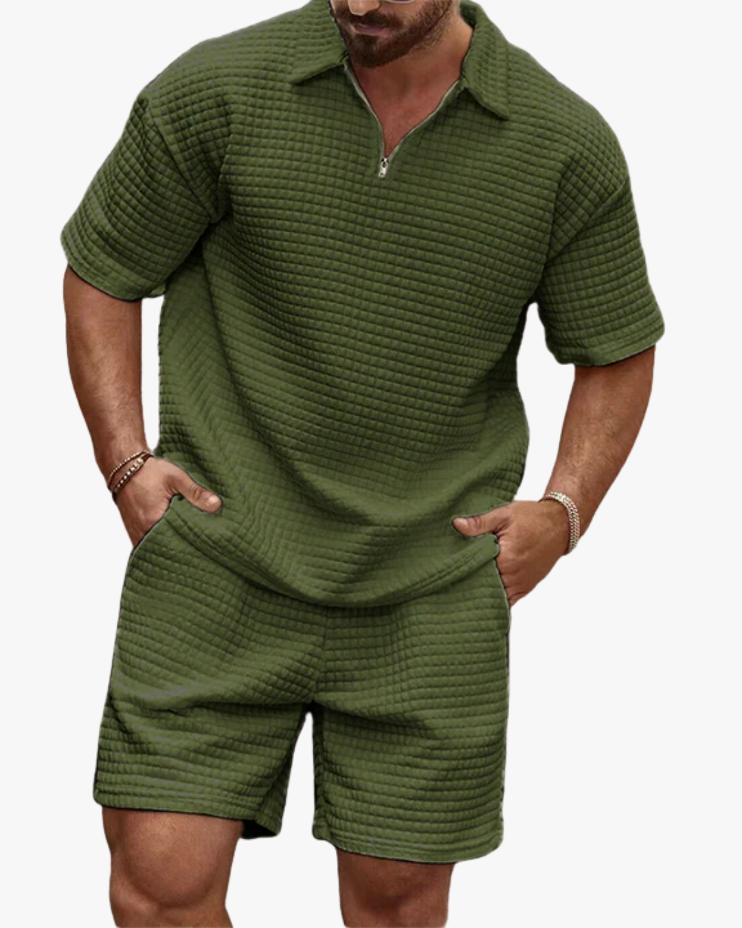 Andrew Waffle Knit Set