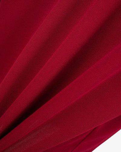 Jay Plaid-Trim Long Sleeve Polo