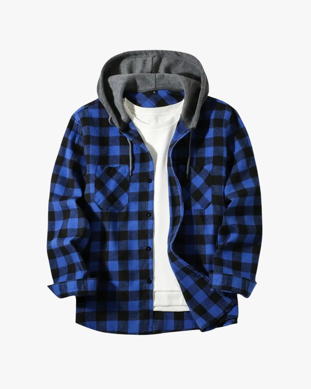 Bradley Hooded Flannel Shirt Jacket