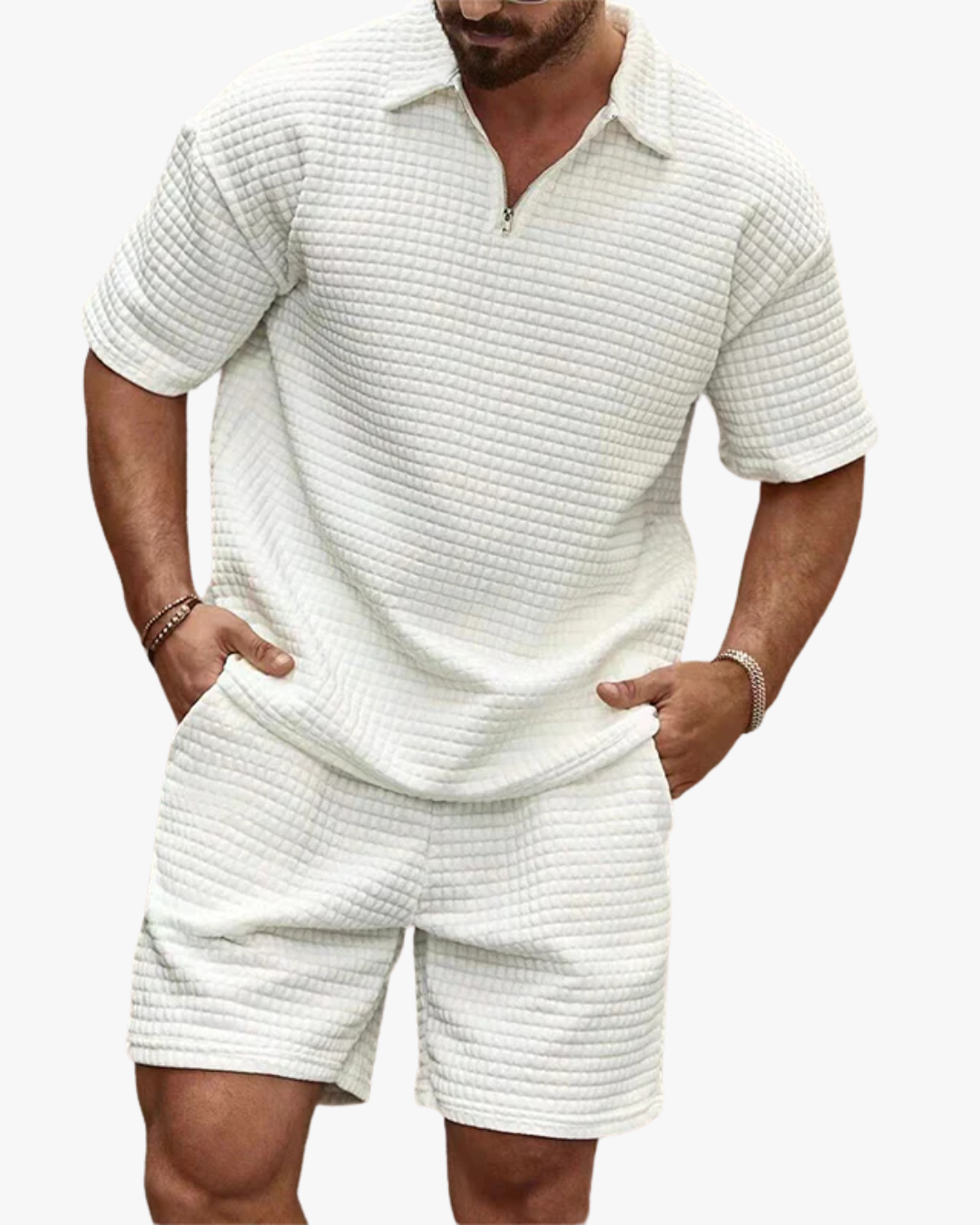 Andrew Waffle Knit Set